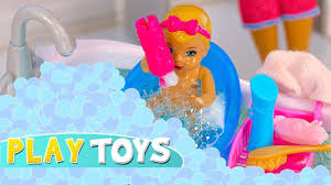 Check out our barbie baby selection for the very best in unique or custom, handmade pieces from our dolls & action figures shops. Barbie Baby Doll Play Hide And Seek In Bubbles Bath Youtube