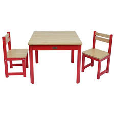 Harriet Bee Brinkley Children S 3 Piece Square Table And Chair Set Table Chairs Round Table Chairs Table