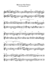 Free Sheet Music Rubio Jesus Gonzalez Mexican Hat Dance El Jarabe Tapatio 2 Clarinets Duet Trumpet Music Sheet Music Free Sheet Music