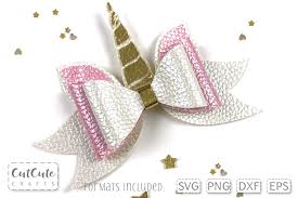 Download Unicorn Hair Bow Svg Cut Files Bow Template 671958 Cut Files Design Bundles