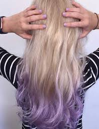 This look is best achieved with a light base like blonde or light brown and. 20 Lovely Lavender Ombre Hair Color Ideas
