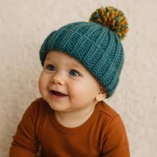 Rustic Ribbed Beanie Crochet Pattern: Easy Beginner PDF (newborn to Adult) 