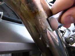 Remove Burnt On Stuff From Exhaust Youtube