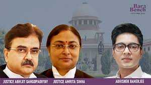 Justices Abhijit Gangopadhyay, Amrita Sinha unfit to hear my cases in  Calcutta High Court: Abhishek Banerjee tells Supreme Court