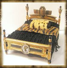 Dollhouse Egyptian Queen Bed By Grimdeva On Deviantart Egyptian Furniture Doll House Bed
