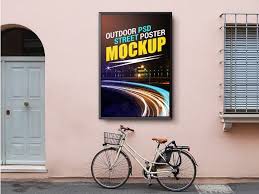 High resolution psd mockups for commercial use • royalty free editable mockup graphics. Outdoor Street Poster Psd Mockup Free Download Ltheme