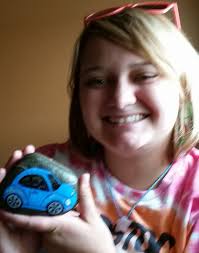 New driver, daughter bought her own Beetle. Wouldn't even look at anything  else. The vase was also a must have.