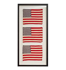 Framed Trio Of 48 Star American Flags Circa 1940s With Images Vintage House Vintage Home Decor Vintage Crafts