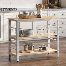 3 Tier Wooden Kitchen Storage Rack