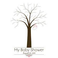Printable Baby Shower Fingerprint Tree Etsy Baby Shower Fingerprint Baby Shower Printables Baby Shower Tree