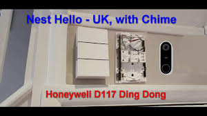 These are installation and wiring instructions for the friedland 954 door chime. Nest Hello With Chime Uk Honeywell D117 Youtube