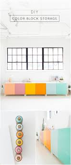 Diy Color Block Storage Ikea Hacks For Your Home Decor Ikea Hack Furniture Hacks Ikea Diy