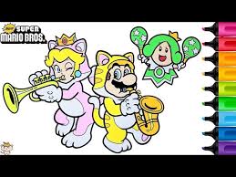 Coloring pages for super mario bros (video games) ➜ tons of free drawings to color. Super Mario Bros Coloring Book Pages Nintendo Princess Peach Sprixie Princess Cats Previous Women Out West Mag