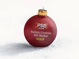 Free Christmas Ball Mockup Mockuptree In 2020 Christmas Balls Mockup Free Psd Mockup Psd