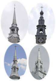 Clochers Des Eglises Du Littoral De La Mrc De Lotbiniere Quebec Canada Landmarks