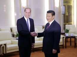 over HK, China welcomes Prince William ...