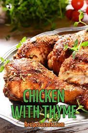 I Conquered This Recipe Roasted Chicken With Thyme Recipe Chicken Recipes American Quick Chicken Recipes Healthy Recipes