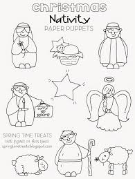 Spring Time Treats Nativity Paper Puppets Free Printables Paper Puppets Nativity Crafts The Nativity Story