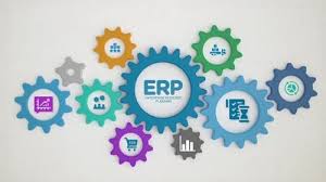 Erp Enterprise Resource Planning cogwheel loopable animation with icons,  Backgrounds Motion Graphics ft. gear & mechanism - Envato
