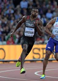 He won an olympic bronze medal as part of canada's 4 × 100 m r. Vancouver Sun Harry Jerome International Track Classic News Aaron Brown Wins Harry Jerome 100 Meters New Father Andre De Grasse Third