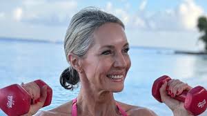 I'm a hot gran with a six pack & only wear bikinis or crop tops, I won't  hide my 64-year-old body when I look this good