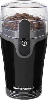 Internal cord storage & cleaning brush included. Amazon Com Hamilton Beach Fresh Grind Electric Coffee Grinder For Beans Spices And More Stainless Steel Blades Removable Chamber Makes Up To 12 Cups Black Power Blade Coffee Grinders Kitchen Dining