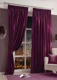 Princess luxury velvet embroidered purple cloth blackout curtain valance. Chantal Faux Velvet Pair Of Lined Tape Curtains Various Sizes Available Lights And Linen