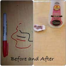 Nail Polish Remover Can Remove Permanent Marker From Wood Table Nail Polish Remover Household Cleaning Tips Staining Wood