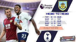 Burnley Vs Tottenham Hotspur Head To Head H2h Utah Jazz Liga Inggris Sepak Bola