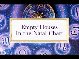 empty houses in the natal chart