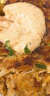 Crab cakes with heavenly horseradish dip, crab cakes with mango salsa, mini creole crab cakes w/ spicy… crab cakes (or salmon cakes) 1 lb jumbo lump crab (you can get claw meat for less but it. Crab Cakes With Creamy Cajun Sauce Crab Cake Recipes Cajun Sauce Best Seafood Recipes