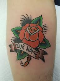 As for name tattoos, to have your name tattooed on your love one, doesn't that makes you feel very special? I Got Your Name Written Here In A Rose Tattoo By Sy At Goodfellows Tattoo Club Concord Nh Tattoos
