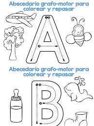 Abecedario Grafomotor Para Colorear Y Repasar Pdf Informatica Y Tecnologia De La Informacion Colorear y repasar con pinturas. abecedario grafomotor para colorear y