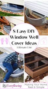 A diy window well cover is an investment just like any cover. 8 Easy To Make Diy Window Well Cover Ideas