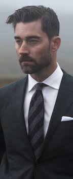 Grey and Charcoal Striped Wool Tie by Proper Cloth