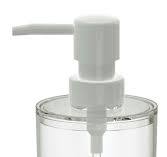 Mainstays Clear Plastic Liquid Soap Pump Dispenser, 12oz Capacity
