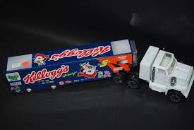 Get a look at some of the big rigs that get nascar teams from race to race, day after day on time. Hendrick Motors Racing Semi Truck Trailer New In Package Kellogg S Nascar Farm Vehicles Diecast Toy Vehicles