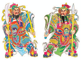 Worshipping Door Gods A Chinese Spring Festival Custom Chinese New Year Crafts Chinese Folk Art New Year S Crafts