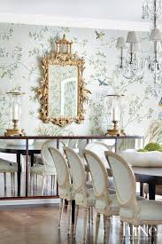 These wallpapers will surely add a grand. Amazing Gracie Dining Room Wallpaper Elegant Dining Room Dining Room Buffet Decor