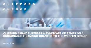The latest tweets from @syndicatebank Clifford Chance Advises A Syndicate Of Banks On A Sustainable Financing Granted To The Werfen Group