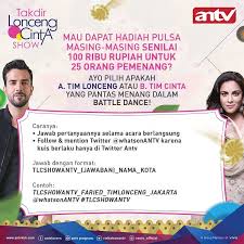 Trik agar bisa mengisi pulsa telkomsel secara gratis kali ini awalnya sayapun ragu untuk mengikutinya, tetapi setelah direkomendasikan oleh salah seorang teman di grup facebook. Takdir Lonceng Cinta Show Akan Bagi Bagi Pulsa Gratis Antvklik