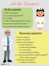 Membahagikan kepada bahagian atas dan bawah. Doctor S Dialogues And Vocabulary List English Cute766