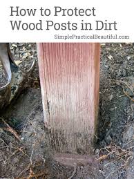 How To Protect Exposed Wood From Water Damage Simple Practical Beautiful Wood Post Exposed Wood Patio Projects