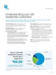 Fpl budget billing gives you more predictable electric bills by evening out your energy costs over the year so you pay about the same amount each month. Understanding Your Bill Residential Customers Fpl Understanding Your Bill Residential Customers Fpl Pdf Pdf4pro