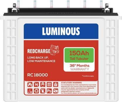 LUMINOUS TALL TUBULAR INVERTER BATTERY product image