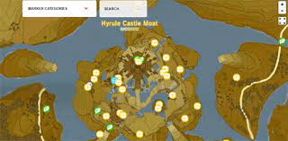 Legend Of Zelda Breath Of The Wild Interactive Map Maps Mania: The Breath Of The Wild Map