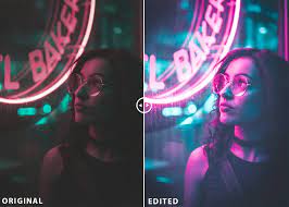 Desktop Mobile Neon Light Lightroom Presets By Presetsh Filtergrade Lightroom Presets Lightroom Pro Lightroom Presets