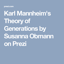 Karl Mannheim S Theory Of Generations By Susanna Obmann On Prezi Subject Matter Social Well Being Generation Theories