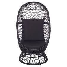 Finlay Smith Romeo Egg Seat Black Australian Design Hanging Chair Seating