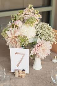Blush Peach And White Spring Wedding Centerpieces With Burlap And Lace Handmade Bridal Hair A In 2020 Spring Wedding Centerpieces Wedding Centerpieces Wedding Flowers